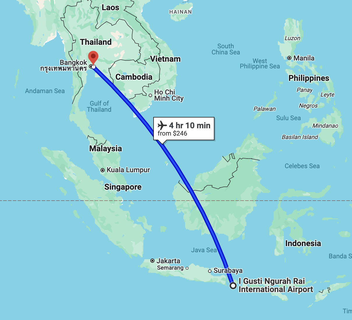 Bali To Thailand